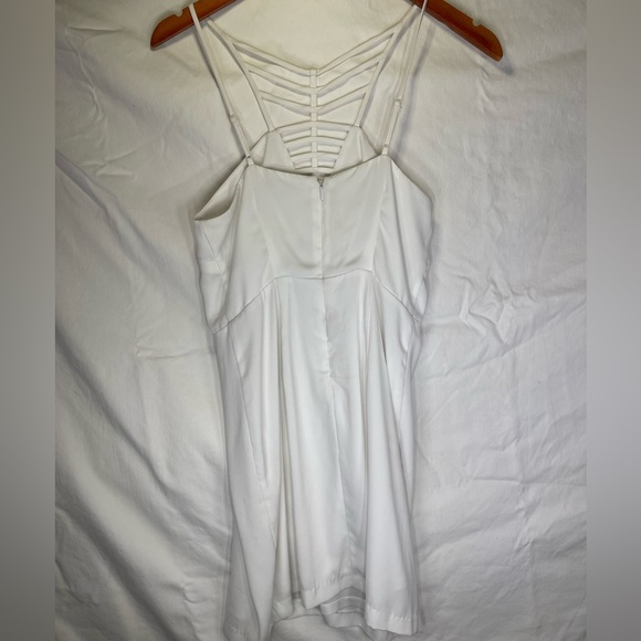 NAKED ZEBRA white cutout mini dress - Picture 13 of 16